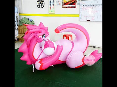 Hongyi Giant Pvc0 4mm Pink Sexy Inflatable Lying Dragon Sph Toy Buy
