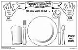 Preschool Manners Placemat Setting Etiquette Toydirectory sketch template