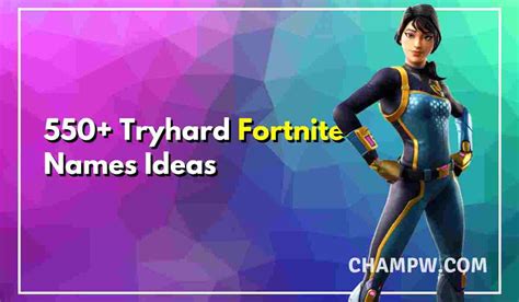 tryhard fortnite names ideas