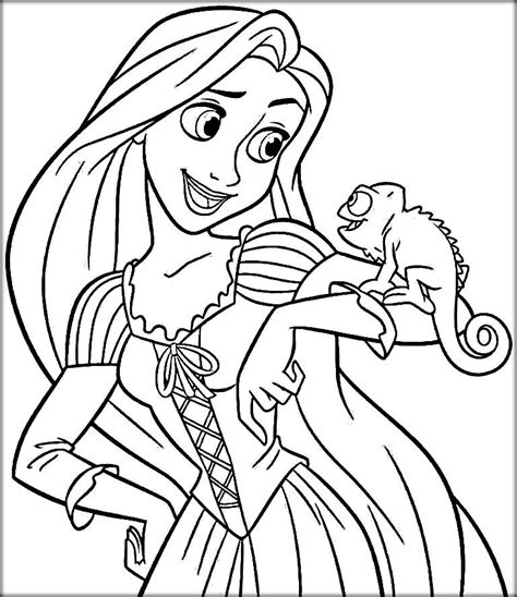 check  collection   rapunzel coloring pages printable