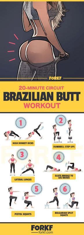 20 minute brazilian butt workout fitness pinterest butt workouts workout and exercises