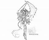 Darksiders Lilith sketch template