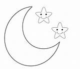 Moon Coloring Pages Print Toddlers sketch template