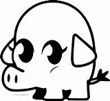 Coloring Monsters Moshi Pig Wecoloringpage sketch template