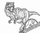 Jurassic Park Coloring Pages Dinosaur Printable Dino sketch template