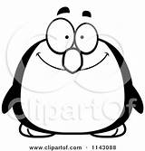 Penguin Clipart Chubby Smiling Cartoon Cory Thoman Vector Outlined Coloring Royalty Happy 2021 sketch template