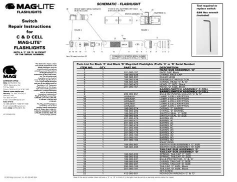 schematic maglite