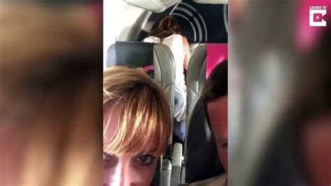 shocking footage shows couple appearing to ‘join the mile high club on