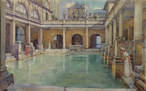 roman baths bath design  creation date  century early
