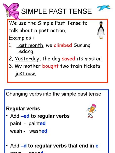 simple tense part   simple tense grammar basic english gambaran