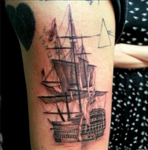 Harry Styles Gets New Ship Tattoo As He Reunites With