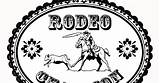 Calf Buckle Rodeo Coloring sketch template