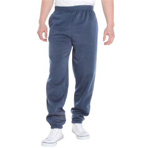mens tracksuit bottoms striped joggers jogging trousers fleece pants casual work ebay