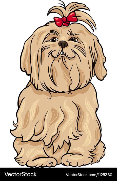 maltese dog cartoon royalty  vector image vectorstock