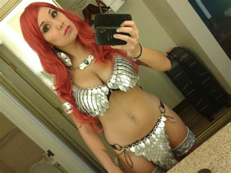 Red Sonja She Devil With A Sword Rosanna Rocha Cosplayer As Red Sonja