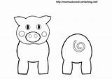 Rouleau Cochon Nounoudunord Toiletrol Varken Pig Bricolage Kinderen Acrobat Dessiné sketch template