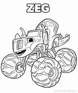 Zeg Blaze Xcolorings 53k sketch template