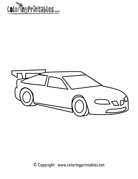 racing car colouring pages
