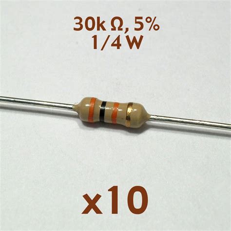 ohm   watt axial resistor  pcs nos