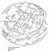 Constellations Drawing Maps Clock Getdrawings Gutenberg Stars sketch template