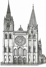 Chartres Catedral Cerine Chan Cathedral Igreja Drawings Deviantart sketch template