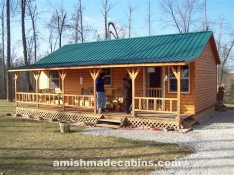 Amish Cabin 14x40 Set And Foundation Amish House Portable Cabins