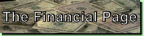 financial page eliminate financial stress