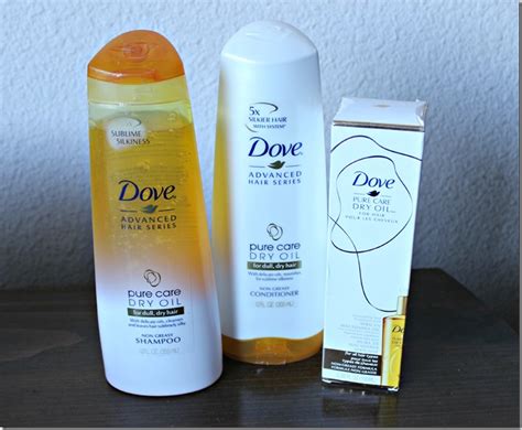 hairstyles dove pure care dry oil review