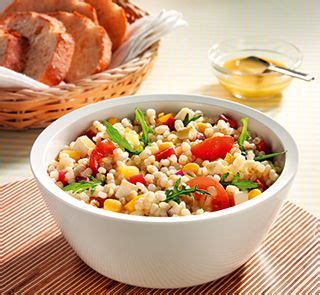 muellers muehle mediterraner perlgraupensalat mit rucola