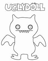 Ugly Dolls Coloring Pages Uglydolls Printable Bat Kids Funny Print sketch template