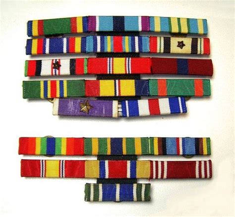 wwii  military uniform insignia ribbons bars includes etsy military ribbons military