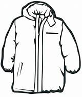 Coat Winter Jacket Coloring Clothes Pages Clipart Kids Thick Clip Clothing Print Cliparts Drawing Yellow Draw Line Clipartmag Clipground Cloth sketch template