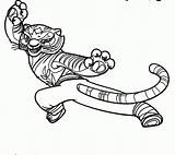 Kung Tigress Furious Kungfu Clipartmag sketch template