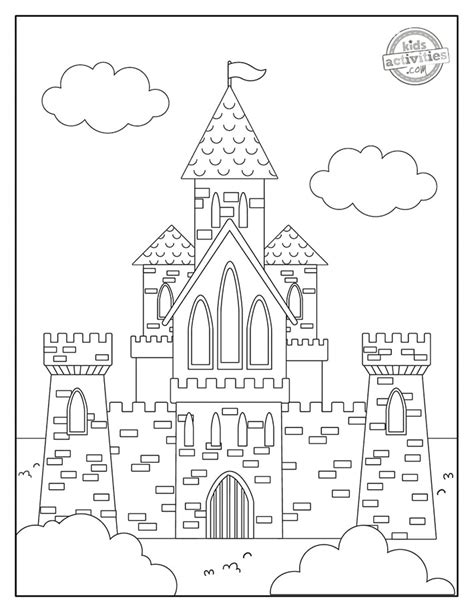 castle coloring pages  kids  color kids activities blog