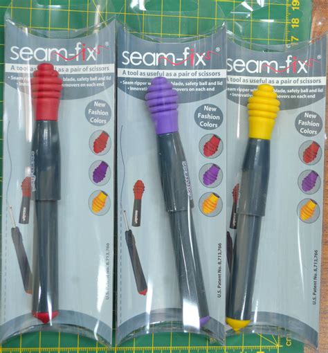seam fix seam ripper  thread remover    assorted colours mm