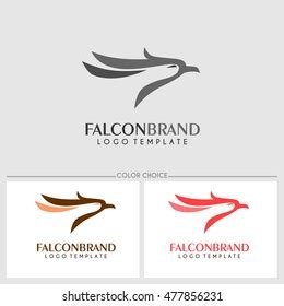 falcon brand logo template vector illustrationeps stock vector royalty
