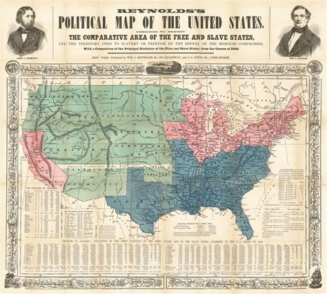 reynoldss political map   united states highlighting  threat