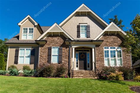 large suburban house stock photo  kzlobastov