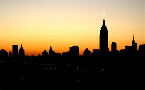 york city skyline silhouette clip art  getdrawings