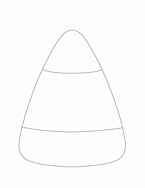 famous candy corn coloring page