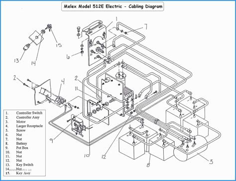 club car precedent battery wiring diagram