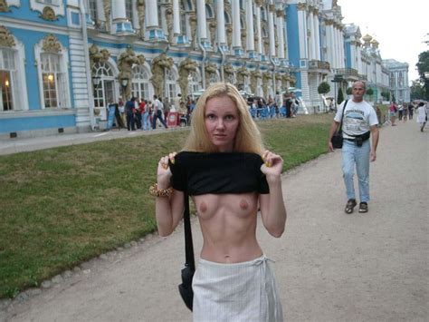 crazy russian amateur exhibitionist flashes at very public placess russian sexy girls