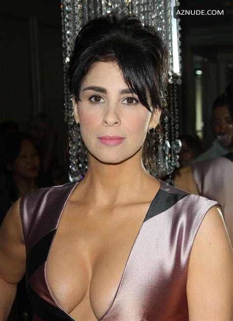 Sarah Silverman Cleavage In Hollywood Foreign Press Association Annual