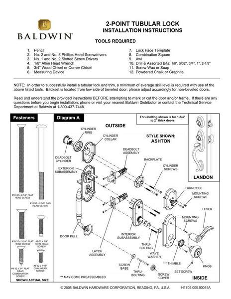 baldwin boulder  handleset  single cylinder  lever waybuild