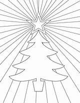 Christmas Coloring Printable Pages Tree Easy Kids Print Paper Papertraildesign Merry sketch template