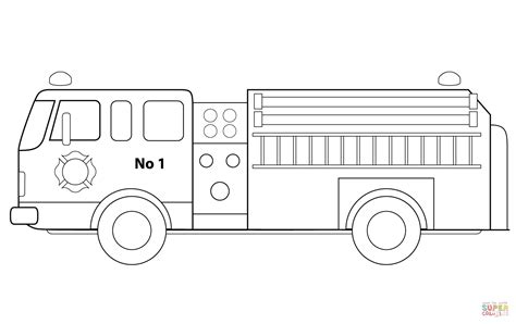 fire engine coloring page  printable coloring pages