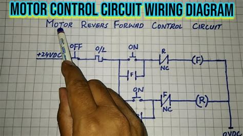 motor reverse  control wiring diagram irtaza technical solution youtube