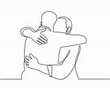 Hugging Umarmung Embracing As1 Hugs sketch template
