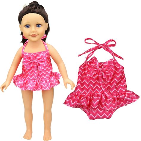 Doll Rose Clothes Fits For 18″ American Girl Doll Fashion Swimsuit