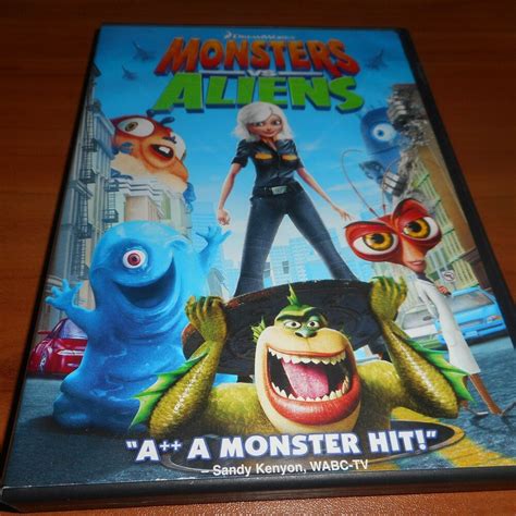 Monsters Vs Aliens Dvd Widescreen 2009 Animated